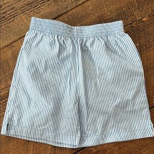 Luigi Blue SeerSucker shorts